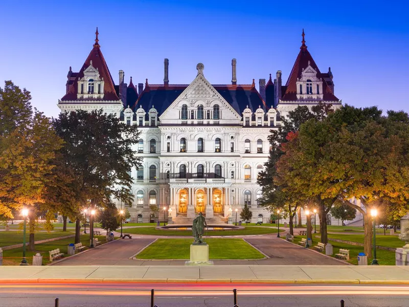 Albany, New York, USA at the New York State Capitol