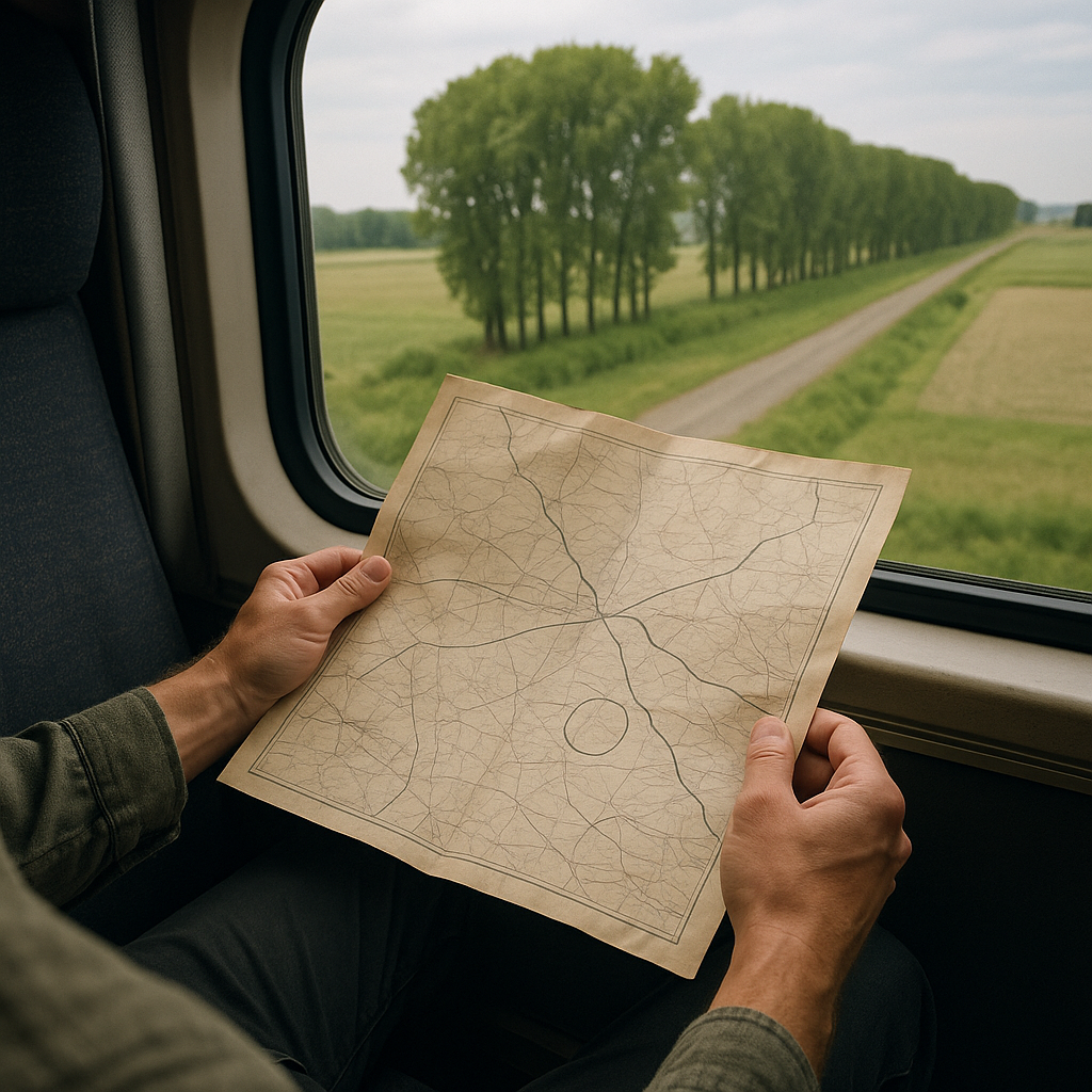 The moment a vanished station lines up with your window