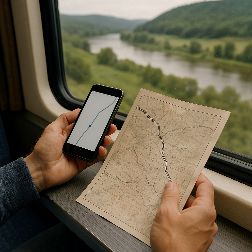 Track charts, map scales, and why your phone keeps lying to you (gently)