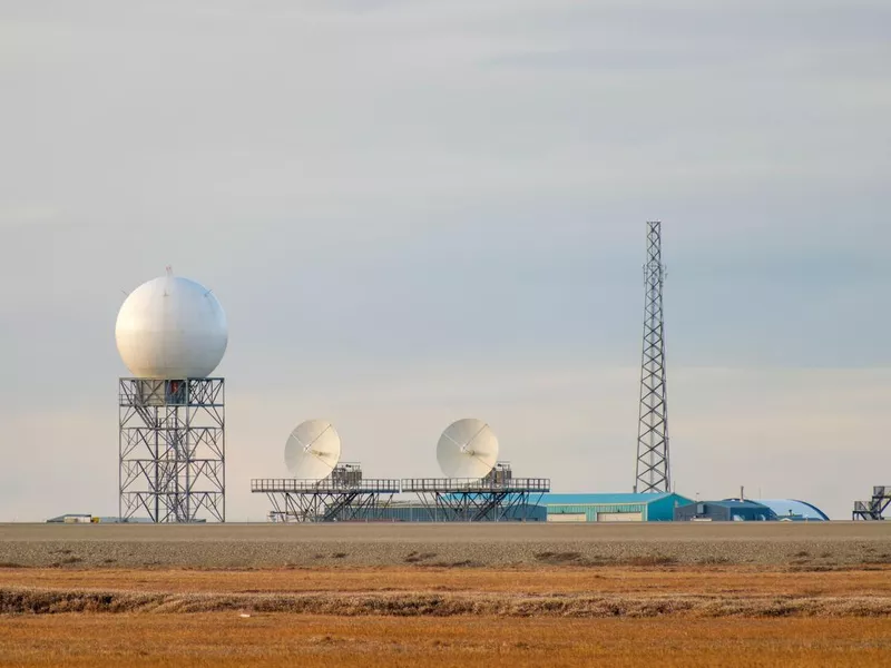 Airport in Deadhorse, Prudhoe Bay, Alaska