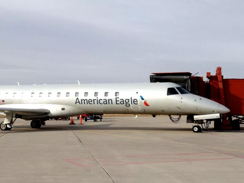 American Eagle at La Crosse Regional Airport, Wisconsin
