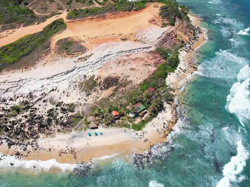 Natal, Brazil drone shot