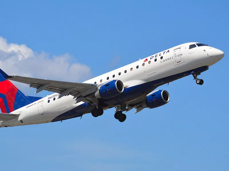 Delta Connectioon airplane