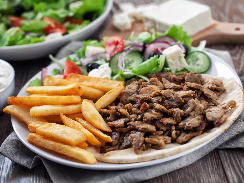 Authentic Greek gyro