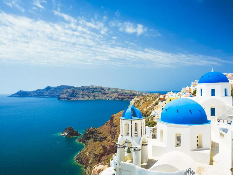 Oia, Santorini island in Greece