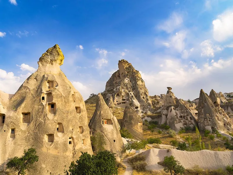 Uchisar in Cappadocia, Turkey