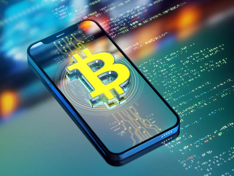 Bitcoin on a smartphone