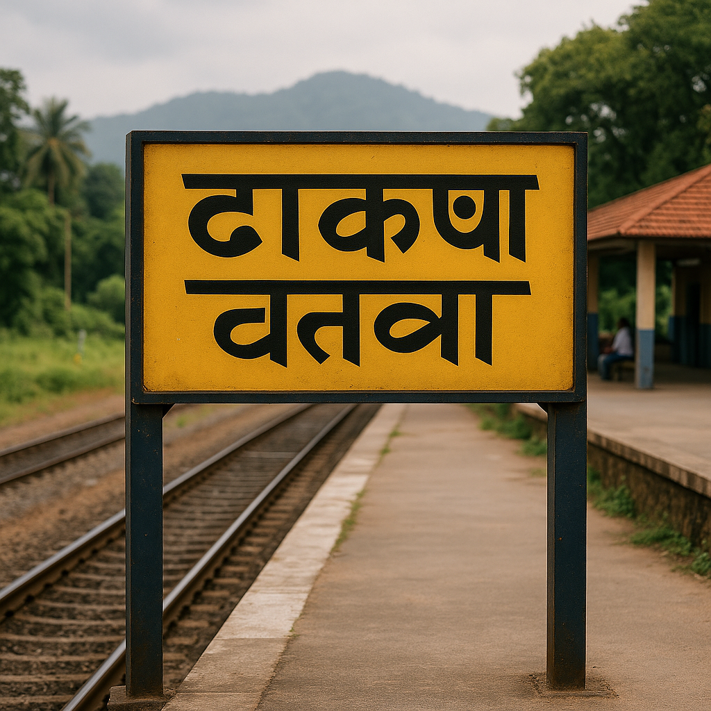Follow the tea-and-textile corridor by station signage