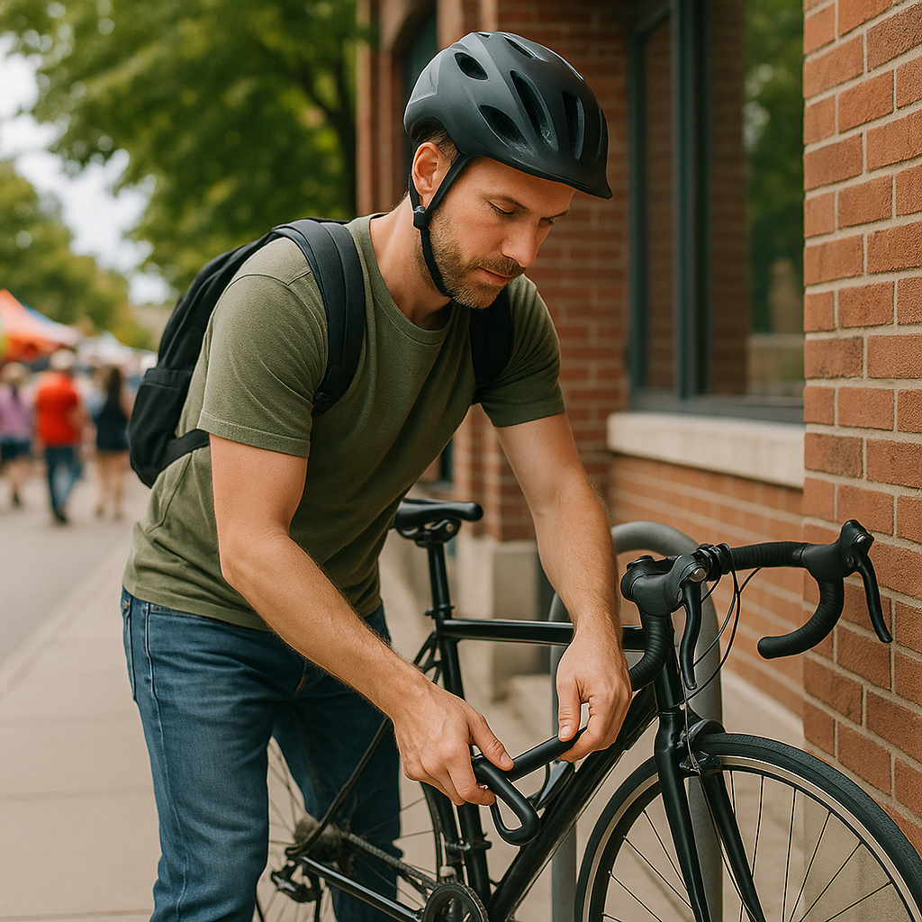 How to park your bike when the festival forgot bikes exist