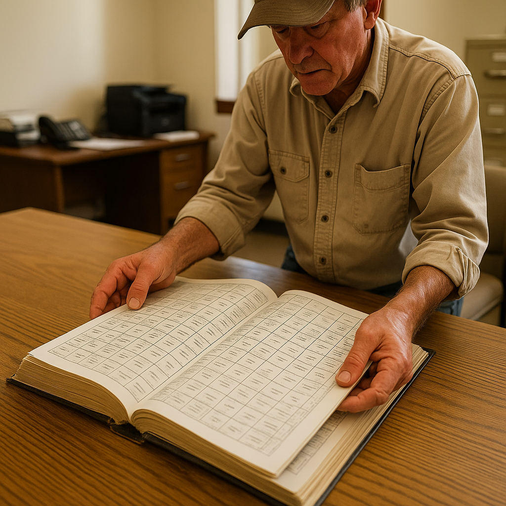 Courthouse plat books: the back roads with names