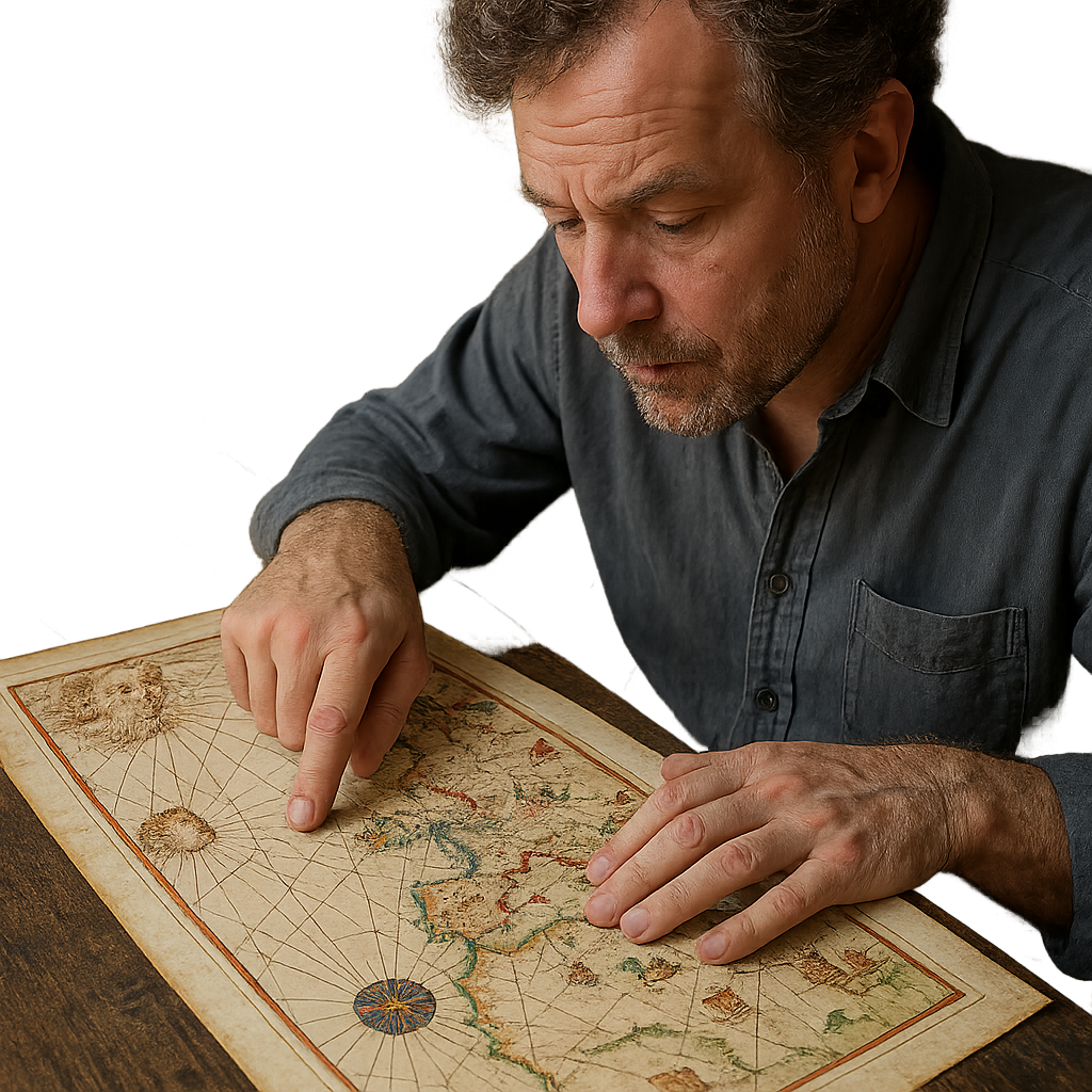The windhead test: whose world is this map centered on?
