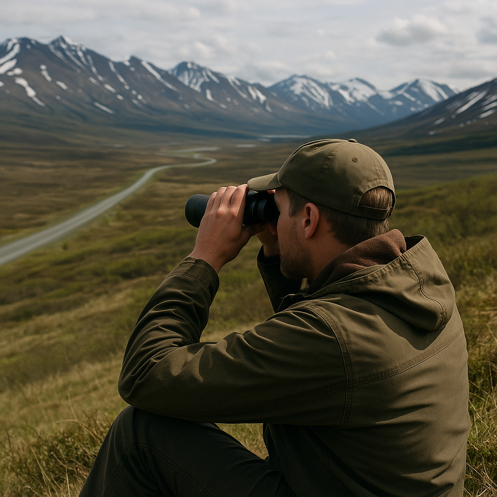 The 1,000-foot pivot on Alaska's Denali Highway