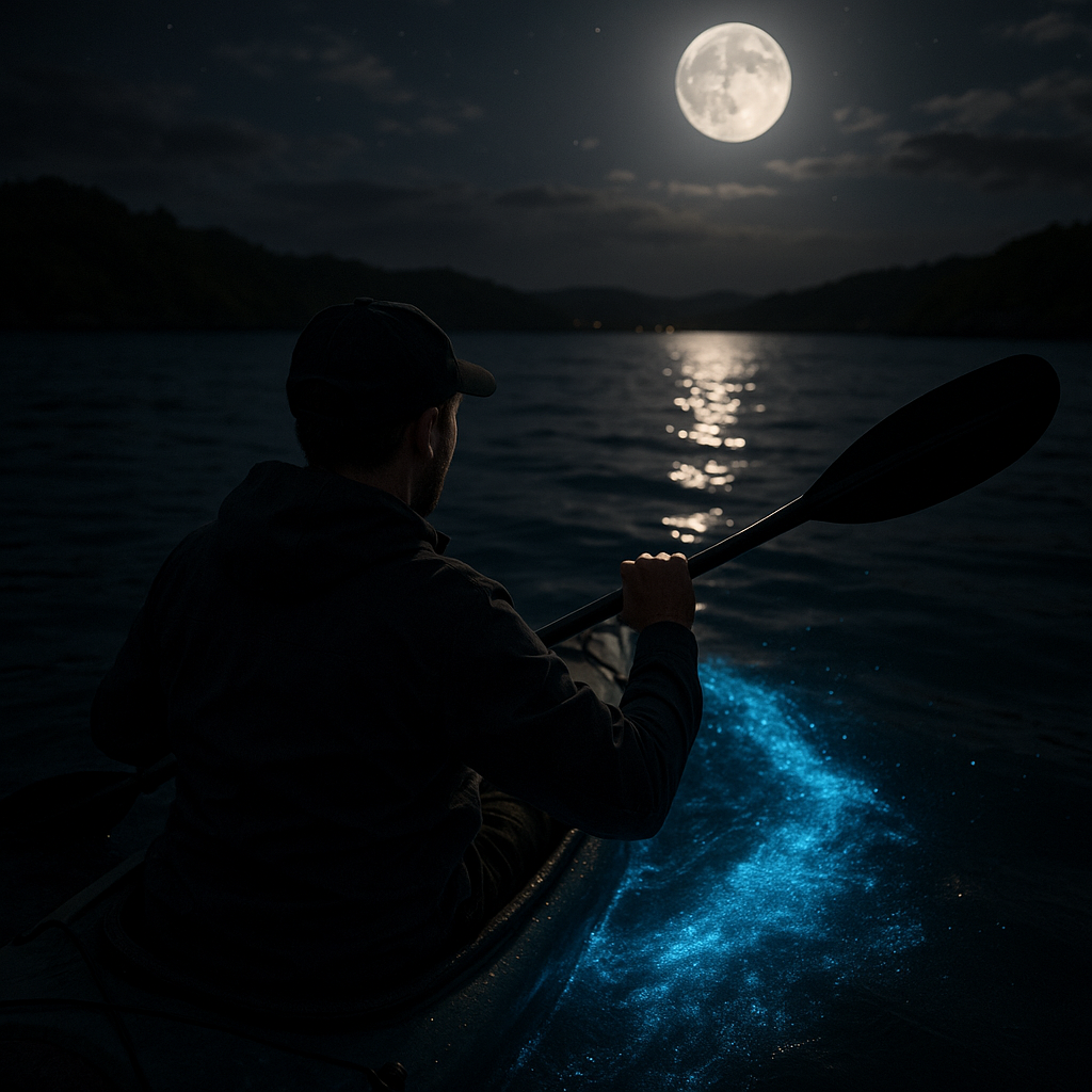 Timing the tide so the glow isn't diluted