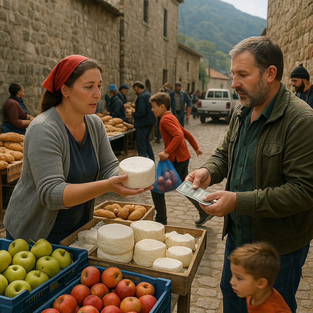 Market day is the border crossing you can hear